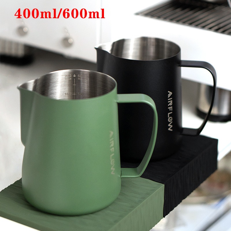 Barista Milk Jug - 400ml/600ml Kubek do kawy ze stali