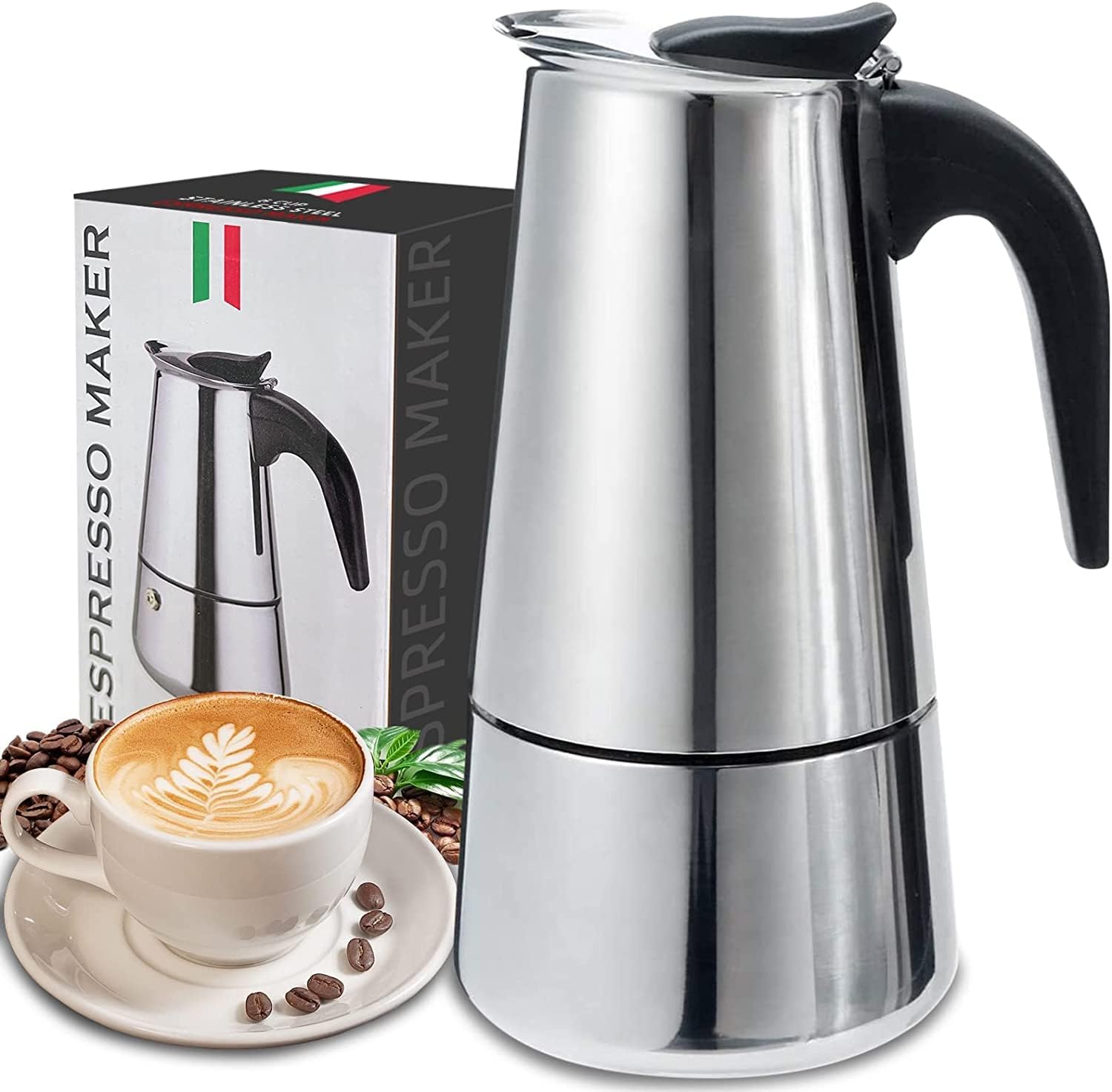 Moka Pot Stove - 4/6/9 kubki Moka Pot Caffe Machine