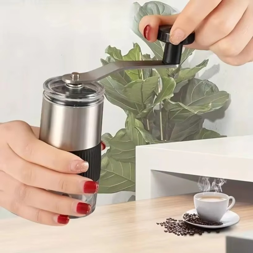 Burr Hand Grinder - Ręczna młynek do kawy, młynek do