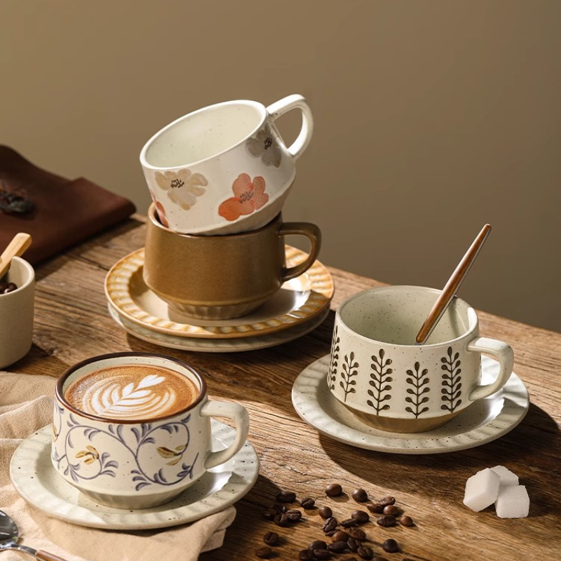 Retro Ceramiczny Kubek Gruba C – Coffee Tea And Sugar Set recenzja i cena