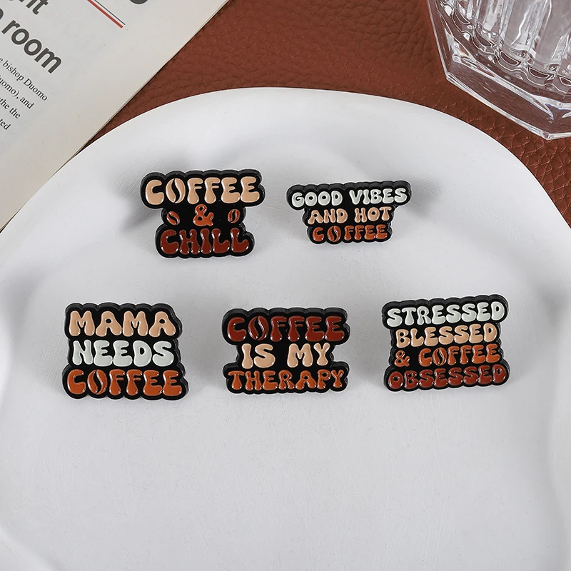 Przyciski emaliowane z napisam – Coffee Tea Name recenzja i cena