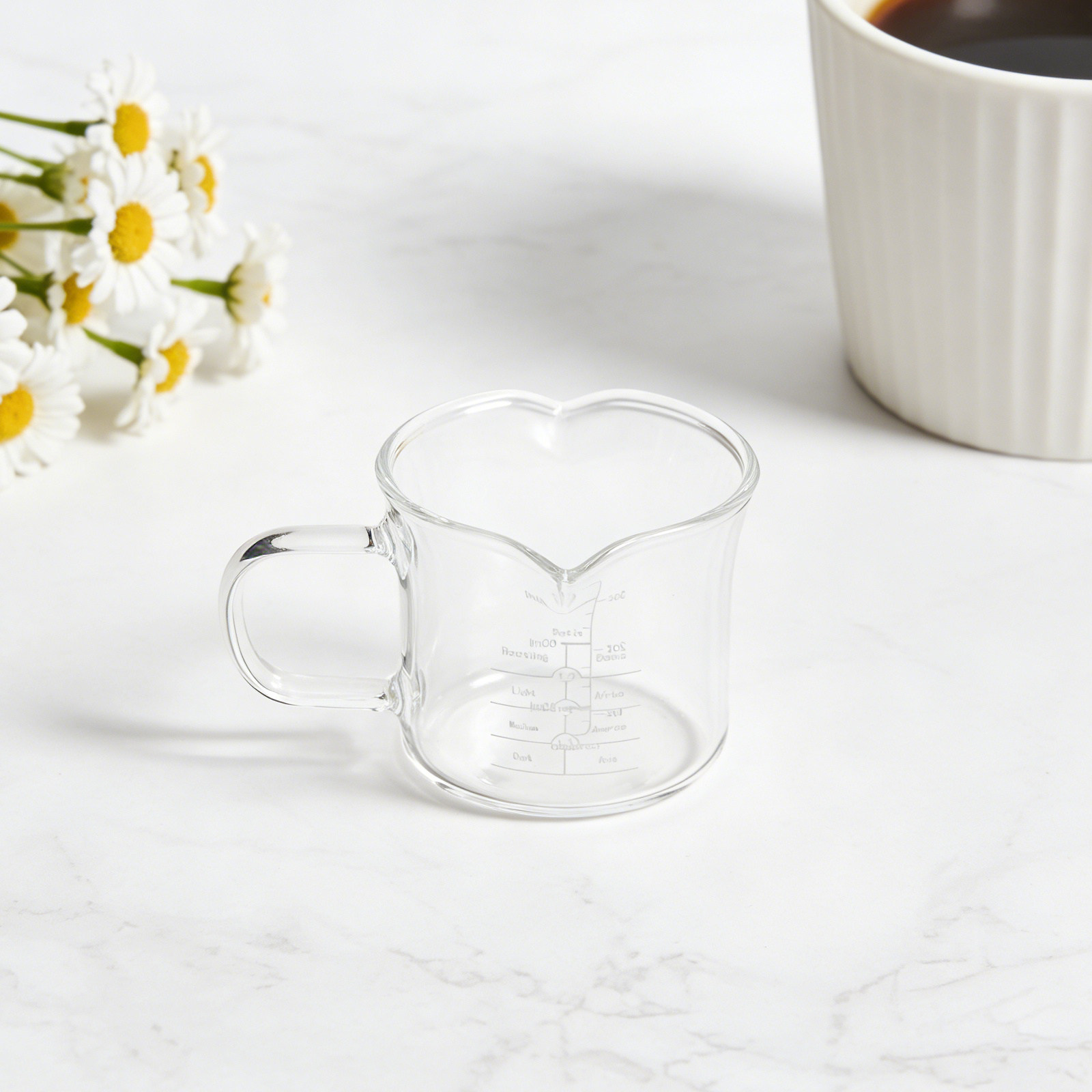 Szklany kubek do odmierzania z – Coffee Tea With Milk recenzja i cena